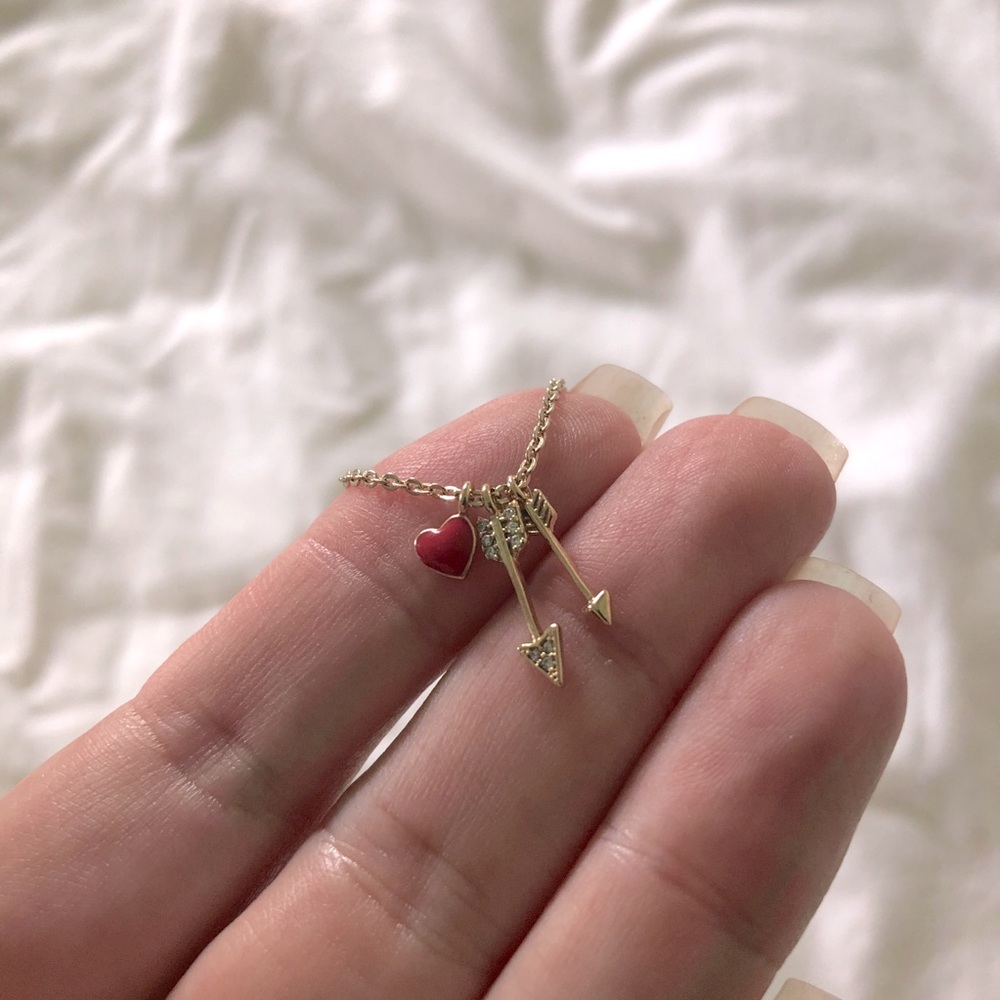 Chloe+Isabel heart and arrows necklace
